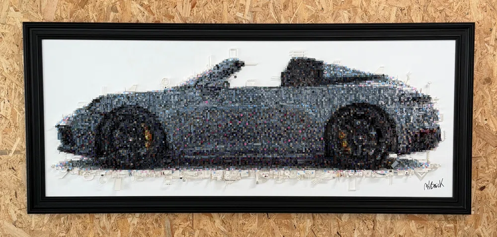Grey Porsche