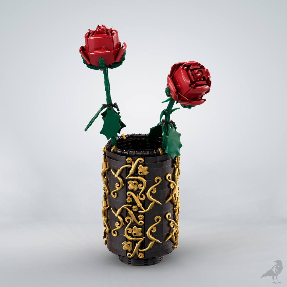 Ornated vase