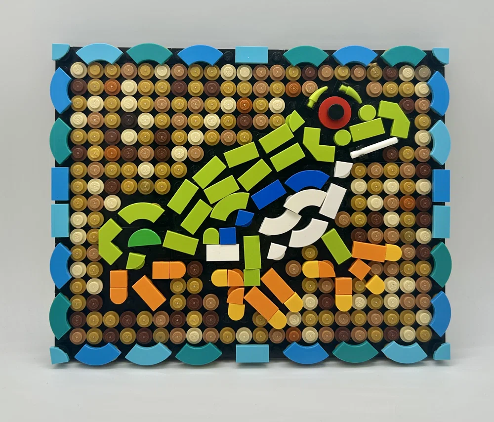 Red-Eyed Frog Mosaic