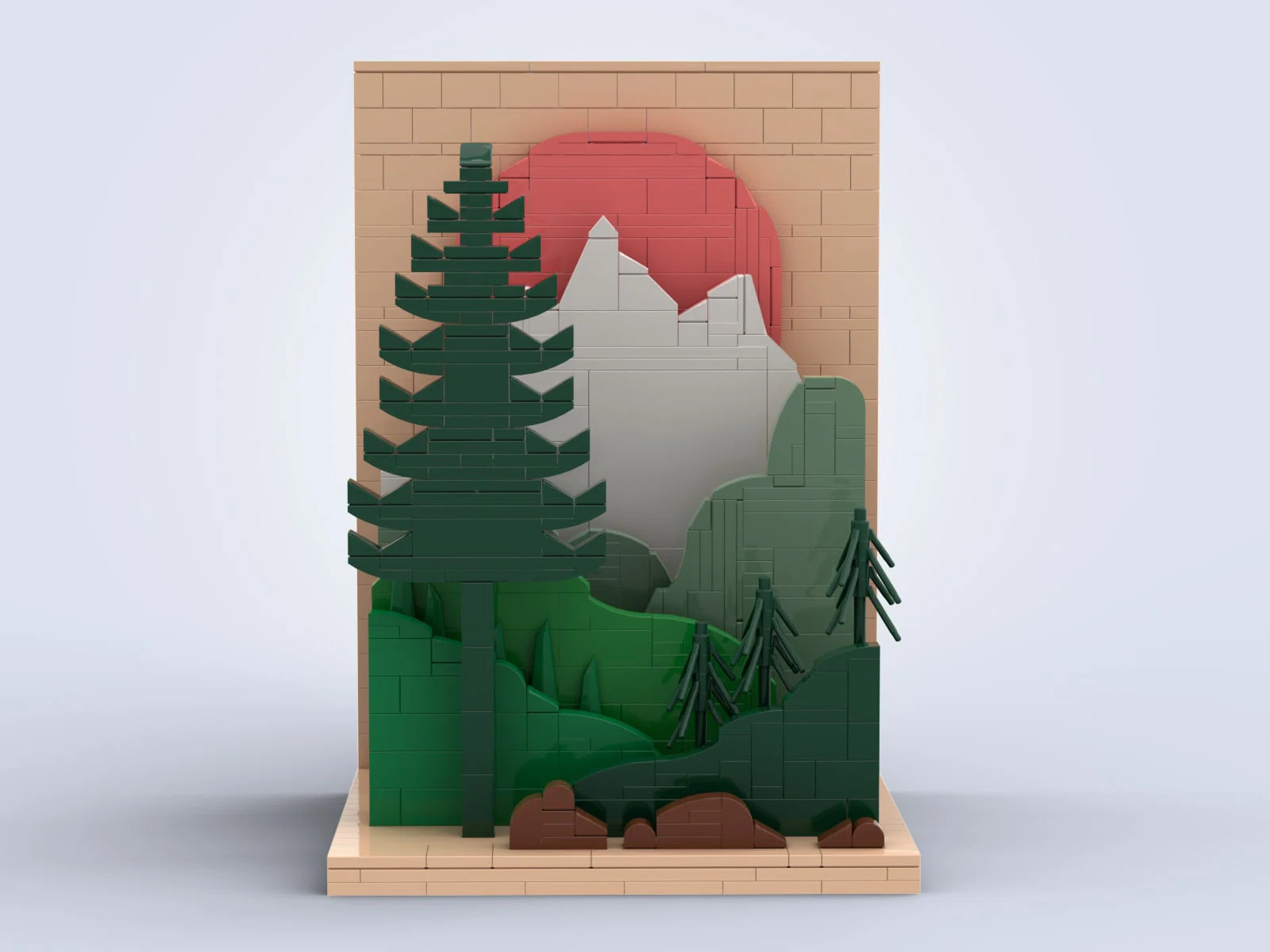 Mountain Landscape by Les Briques de Loïc